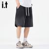 Izzue It Men's Lyocell Tencel Gradient Casual Shorts