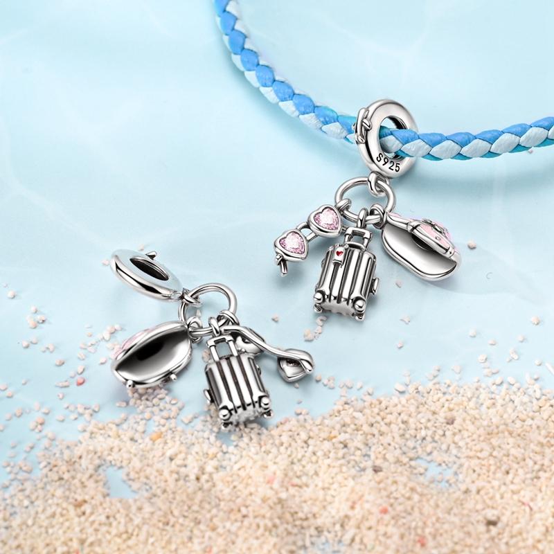 Copper Metal Charm Bead Components Bead Components Summer Ocean Turtle Shell Pendant Bead Components Designed For Women Bracelet High Quality Fine