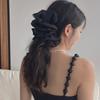 High-End Seersucker Large Bow Hair Clip