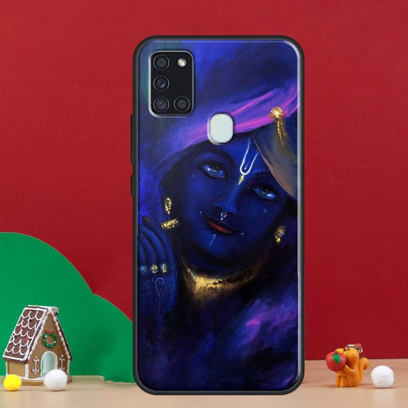 Indian God Lord Krishna Cover For Samsung Galaxy A54 A34 A14 A32 A12 A22 A52 A72 A13 A33 A53 A50 A52S A51 A71 Back Case