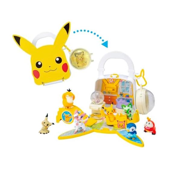 TAKARA TOMY Pokemon Коллекция Монстров Накаёси Сумка-мешок Пикачу