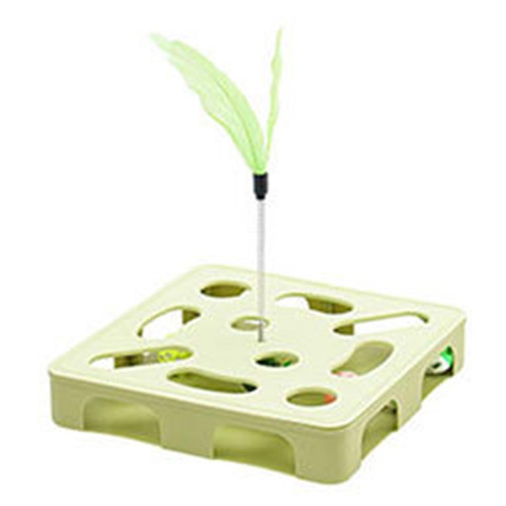 Plastic Pet Puzzle Track Toy Funny Cat Teasing Box Cat Exercise Toy  Boredom Relieving