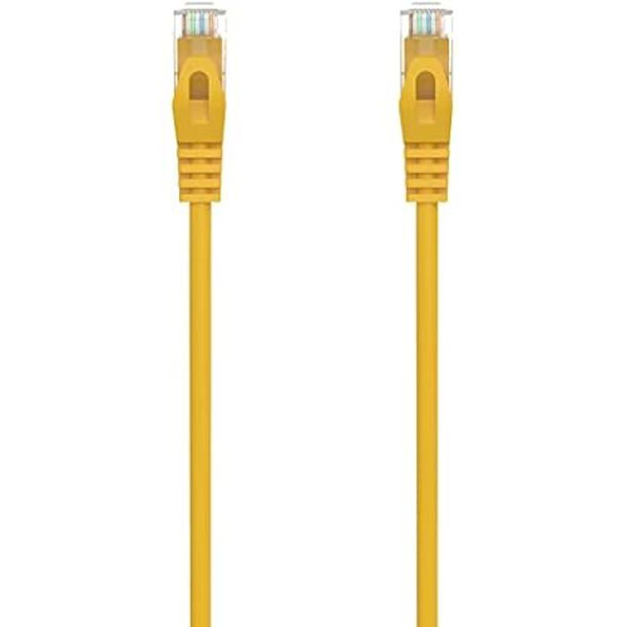Câble de réseau - aisens - a145-0564 - rj45 - utp - 30 cm - cat.6a lszh - jaune