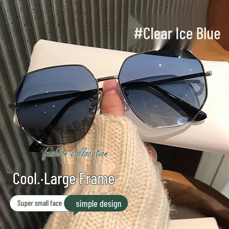 FENCHI Retro Polygonal Ultralight UV Sunglasses