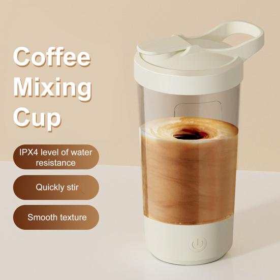 400ml Self-Stirring Automatic Shaker Cup USB Rechargeable Protein Shaker Meal Replacement Portable Sport Mixing Cup