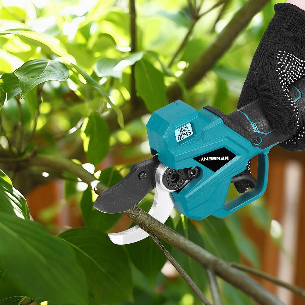 Newbeny 4 Gänge Bürstenlos 75mm Elektrische Astschere Obstbaum Bonsai Akku-Scheren Gartengeräte Für Makita Akku
