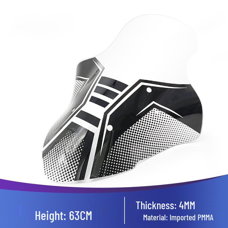 Transparent Rain Shield Windshield for Haojue UHR150