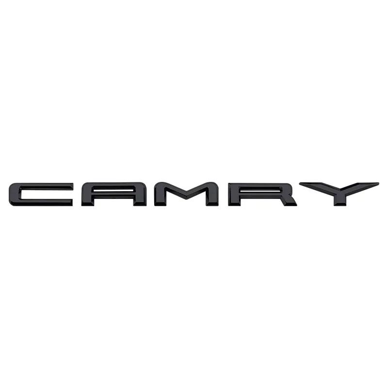 3D ABS high quality for Toyota Camry car Letter front Emblem Rear tail trunk Decals badge sticker Decal styling car Accessories