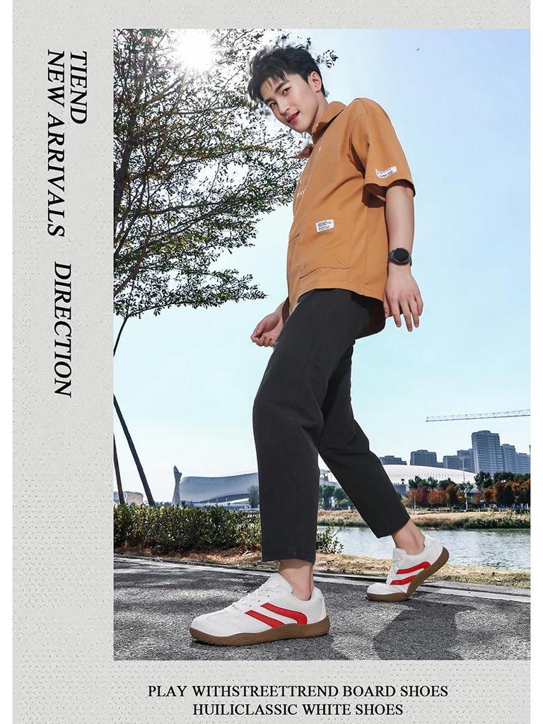 2026 Spring/Summer Men's Wide Toe Non-slip Casual Sports Shoes with Soft Sole