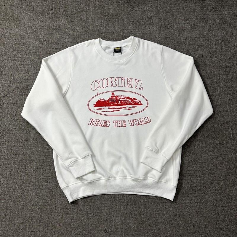 26 American Streetwear Graphic Print Crewneck Sweatshirt Loose Fit Teens
