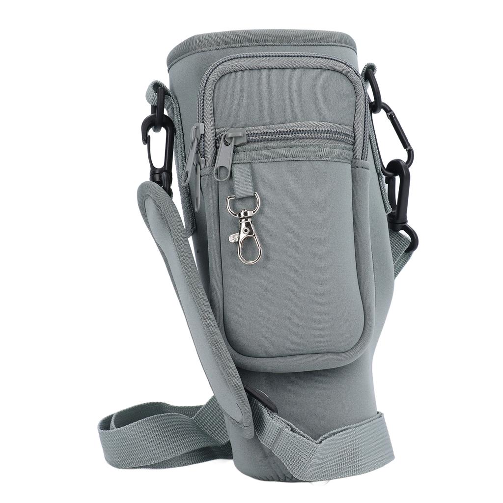 Water Bottle Holder Waterproof Adjustable Shoulder Strap 30oz Water Bottle Carrier Bag with Phone