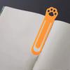 1pc Plastic Bookmark, 3D Printed Creative Bookmark, Cute Footprint Bookmark, Marker, Suitable for Books and Notebooks