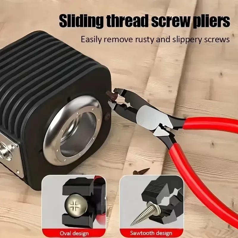 Multi-Disassembly Pliers Rust Removal Anti-Slip Damage Screwdriver Quick Cutting And Cutting Crimping Wire Removal Nailer