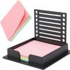 [Sticky Notes Holder] Sticky Notes Holder with Stencil, 1pc Post It Notes Dispenser for Office, Study