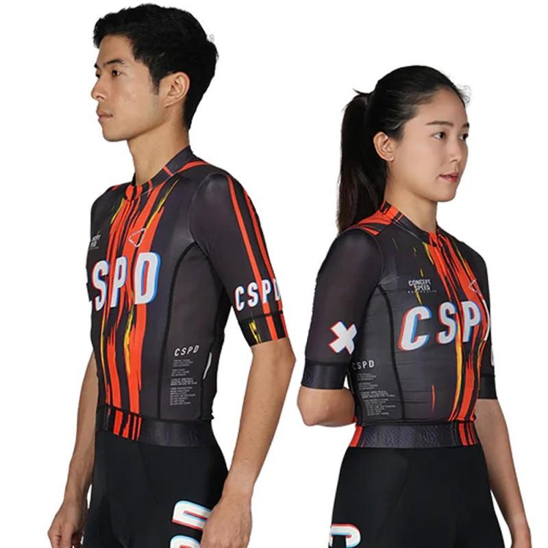 Unisex Cycling Jersey Short Sleeve Quick-Dry Breathable Road Bike Shirt Men Women Sport Wear