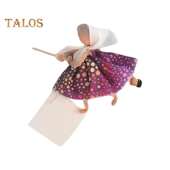 

Кукла-ведьма на холодильник, магнит ручной работы, метла на удачу, ведьма, домашний офис, кухня, холодильник, шкафчик, магнитное украшение фиолетовый