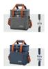 Double-Layer Insulated Crossbody Lunch Bag - Large Capacity, Waterproof, Fresh-Keeping Picnic Cooler 