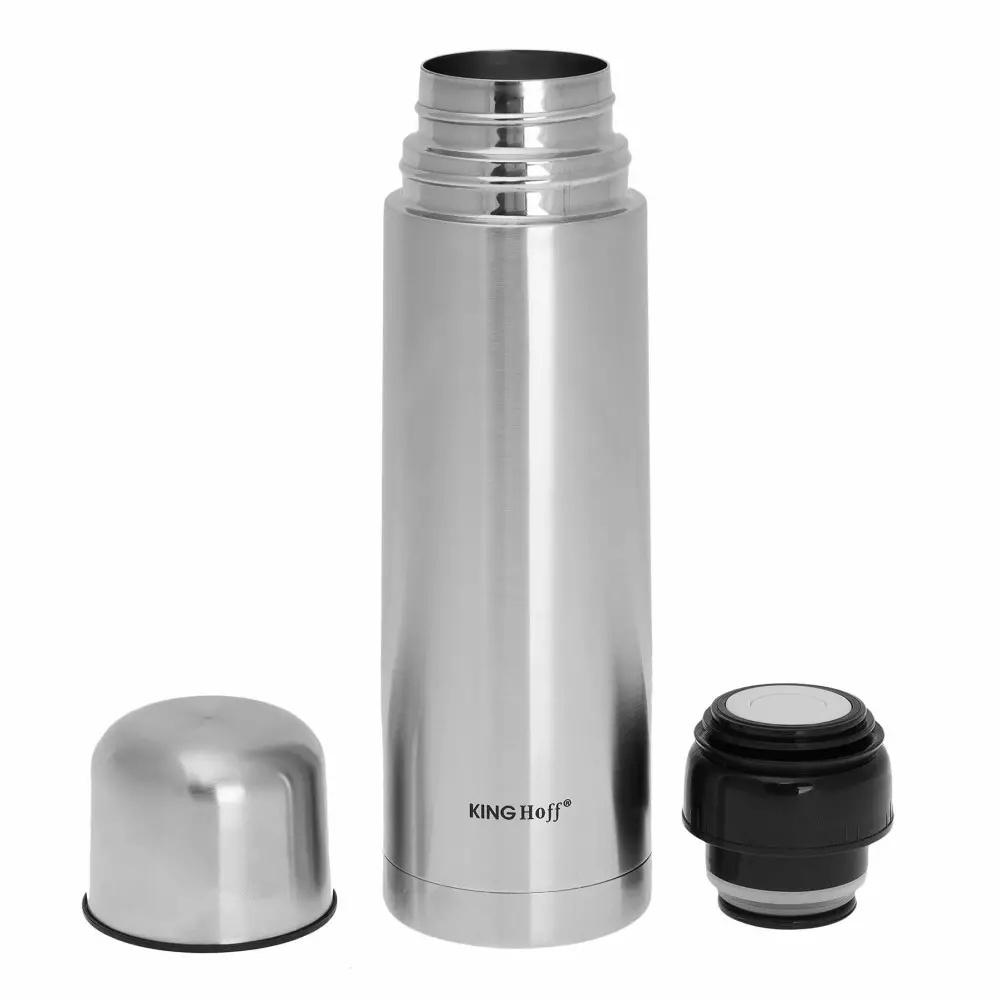 STEEL THERMOS 1000 Ml CLICK-CLACK KINGHOFF KH-4054