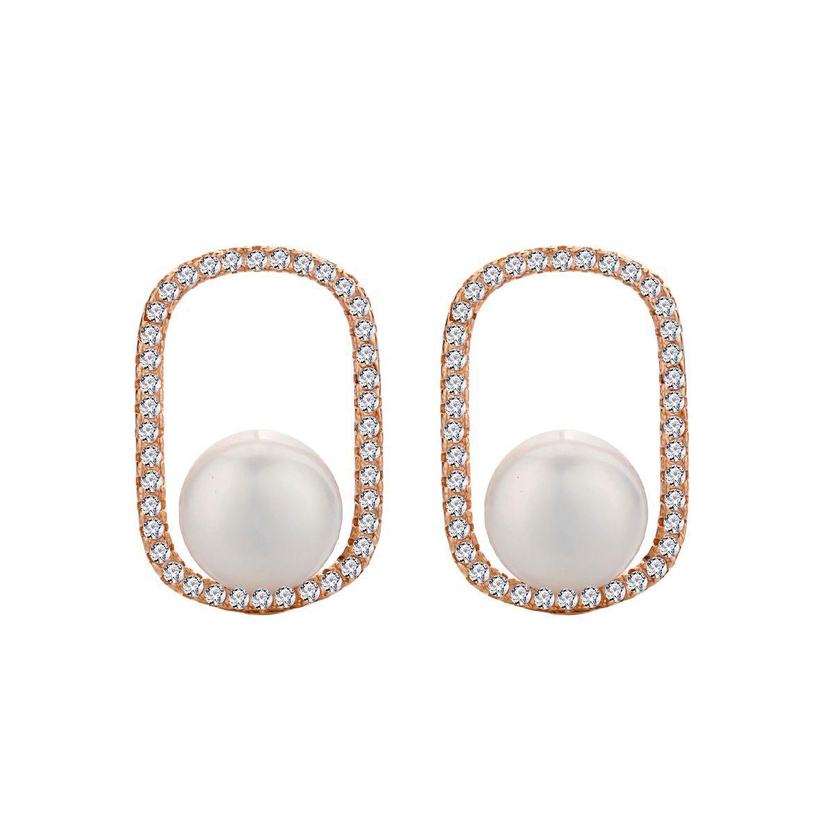 

Серьги-гвоздики из стерлингового серебра S925 с овальным пресноводным жемчугом, серьги-гвоздики из французского хлеба, изящные серьги 925 Silver