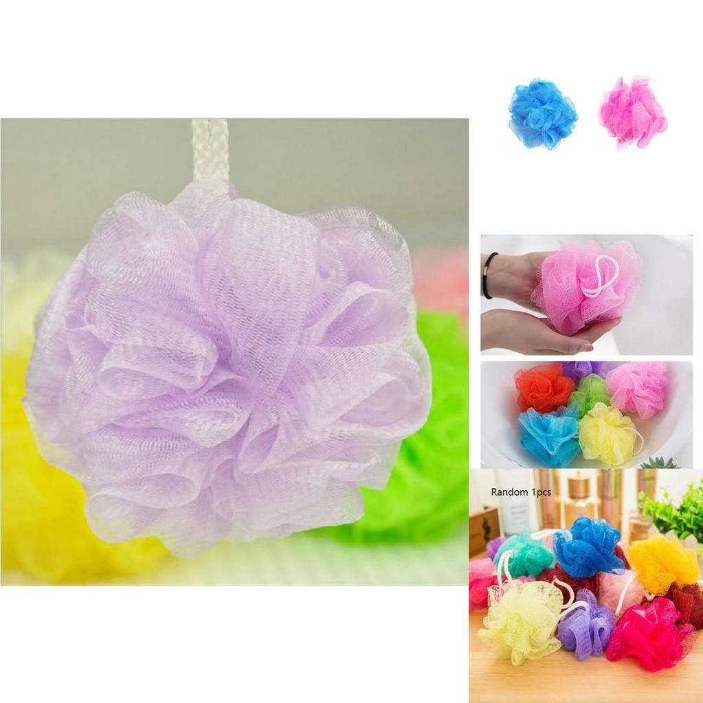 Luxurious Soft Bath Ball Bathsite Cleaning Mesh Shower For Gentle Exfoliation