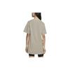 Nike Solid Color Drop Shoulder Breathable Short Sleeve A-Line Dress Women Dress Grey CJ2243-236