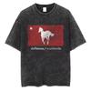 Hip Hop Nostálgico Deftones Hombres Mujeres Verano Oversize Camiseta Lavada Algodón Vintage Tendencia Camisetas Streetwear Tops Manga Corta