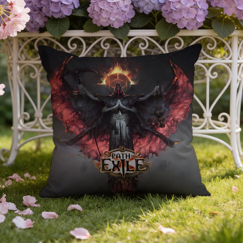 GamePath of Exile Cushion Cover Home & Car Dual-Scene Pillow Cover: Reversible for Premium Comfort