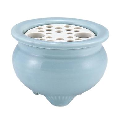 Incense Burner for Graves, Open Hole3.5 Inches [3.5 Inches]  Buddhist Altar Supplies, Home Memorials