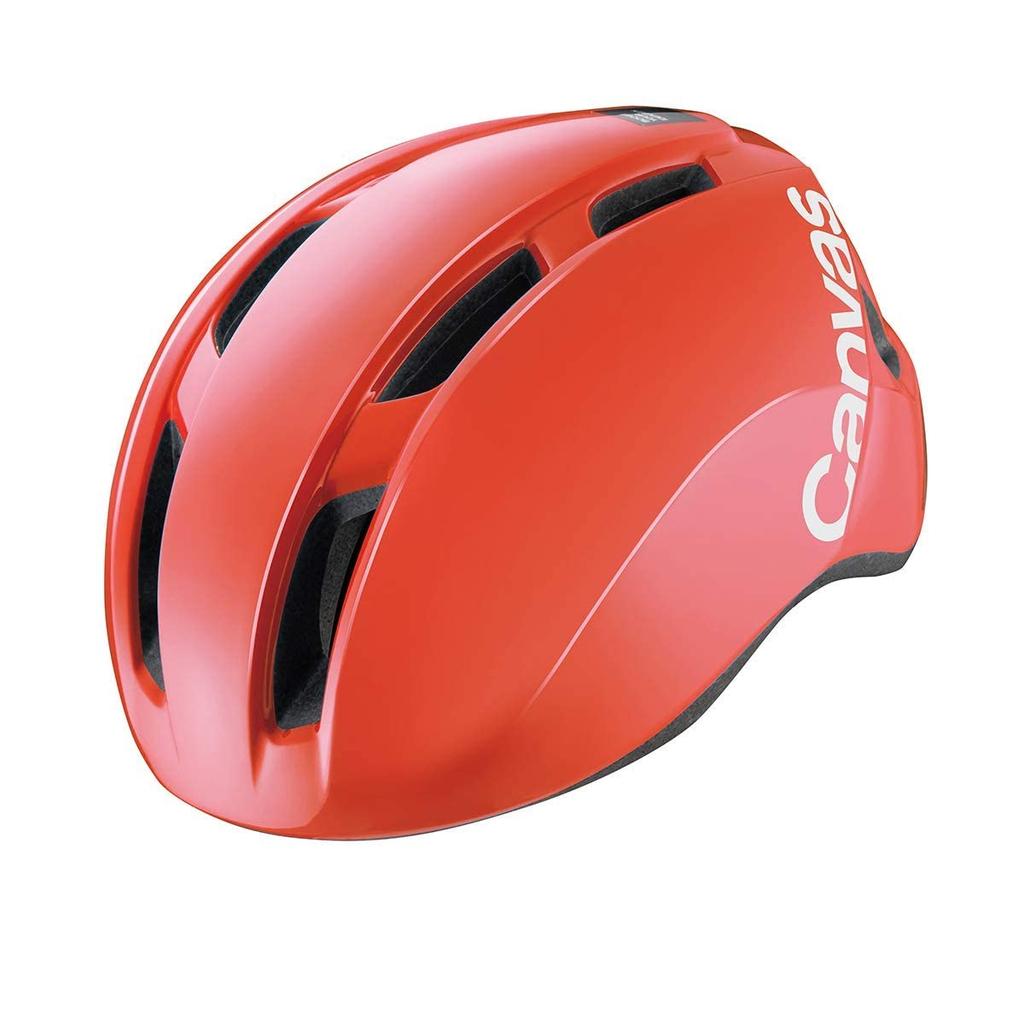 OGK KABUTO Canvas Sports Bicycle Flash JCF Recommended Helmet, M/L (57-59cm), Red,