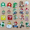 10 buc. Drăguț Super Mario Bros Breloc DIY Metal Aliaj Metalic Handmade Lanț Chei Anime Joc Breloc Cadou pentru Fani