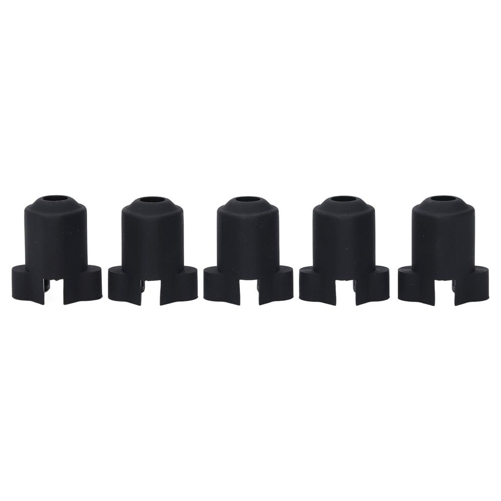 5 Pcs 3D Printer Hotend Silicone Sock Black High Temperature Resistant Thermal Insulation Anti