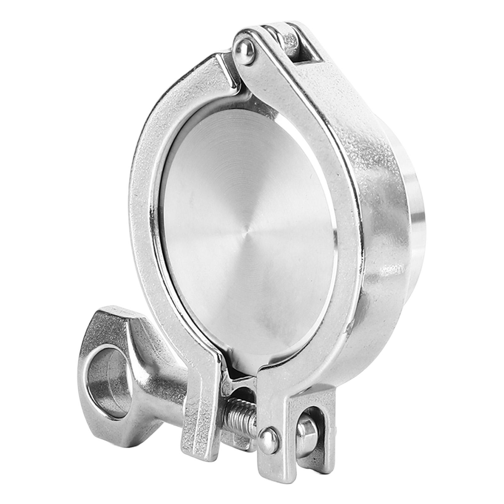 Stainless Steel Sanitary Clamp Fitting Heavy Duty Single Pin With Wing Nut For Tube серебряный