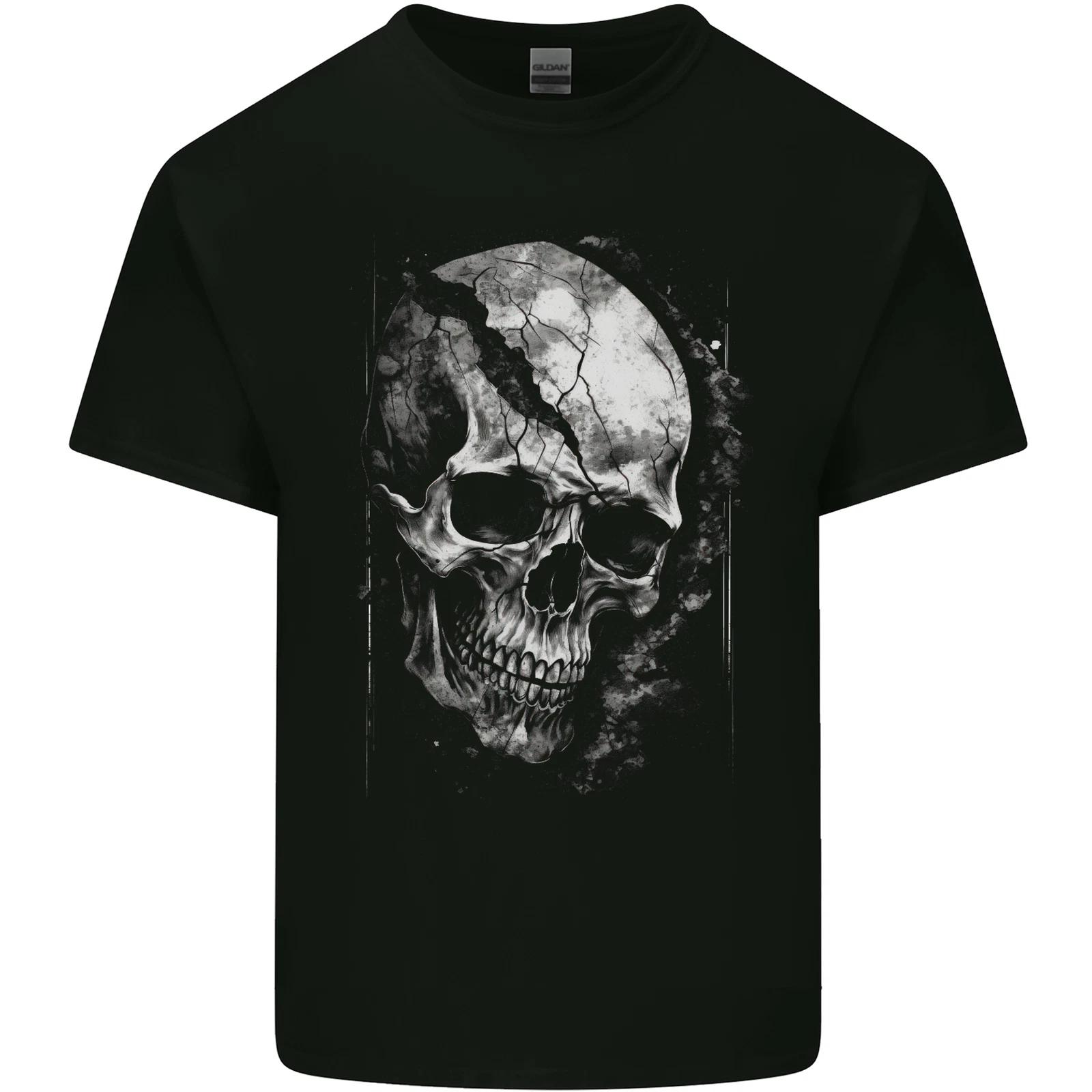 Cracked Skull Kids T-Shirt Childrens XL