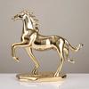 Creative Golden Horse Desktop Decoration Resin Crafts Simulated Animal Sculpture Lucky Horse Decorative Figurines Home Decoratio