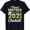 Proud Brother Of A Class 2021 Graduate School T Shirt Vintage Designer Clothes Stylish Breathable Comfortable Slightly
