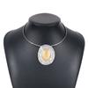 Gypsy Exaggerated Heavy Metal Torques Choker Necklace for Women Chunky Big Round Pendant Grunge Jewelry Steampunk Men New