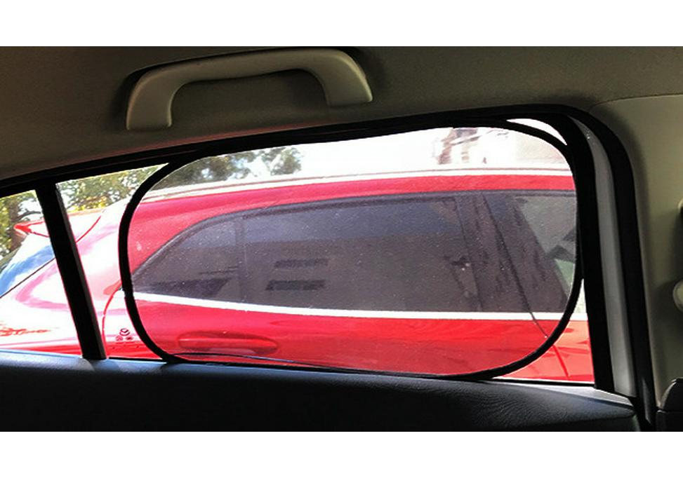 Universal Car Sunshade Mesh Visor - Static Cling Heat Shield for Side Windows 44*36CM