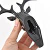 Plastic Antler Key Holder 18.5x17cm 3D Wall Mounted Hook Decorative Towel Hanger  for Bedroom