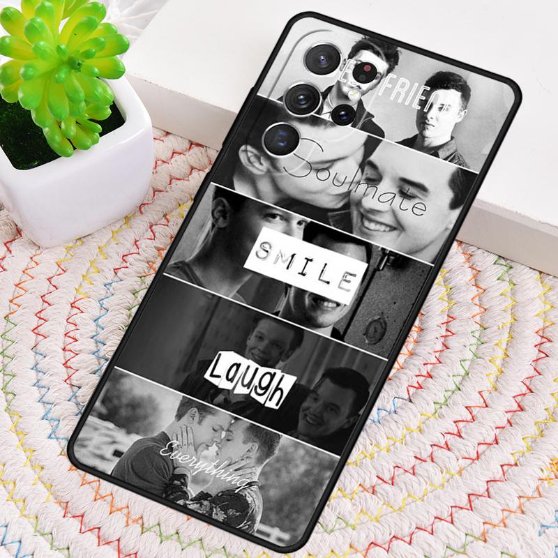 

Gallavich Pride Love Ian Shameless Phone Case For Samsung Galaxy note 10 pro S26 S24 S23 S22 S21 Plus S25Ultra Capa Cover Galaxy S21 FE 5G
