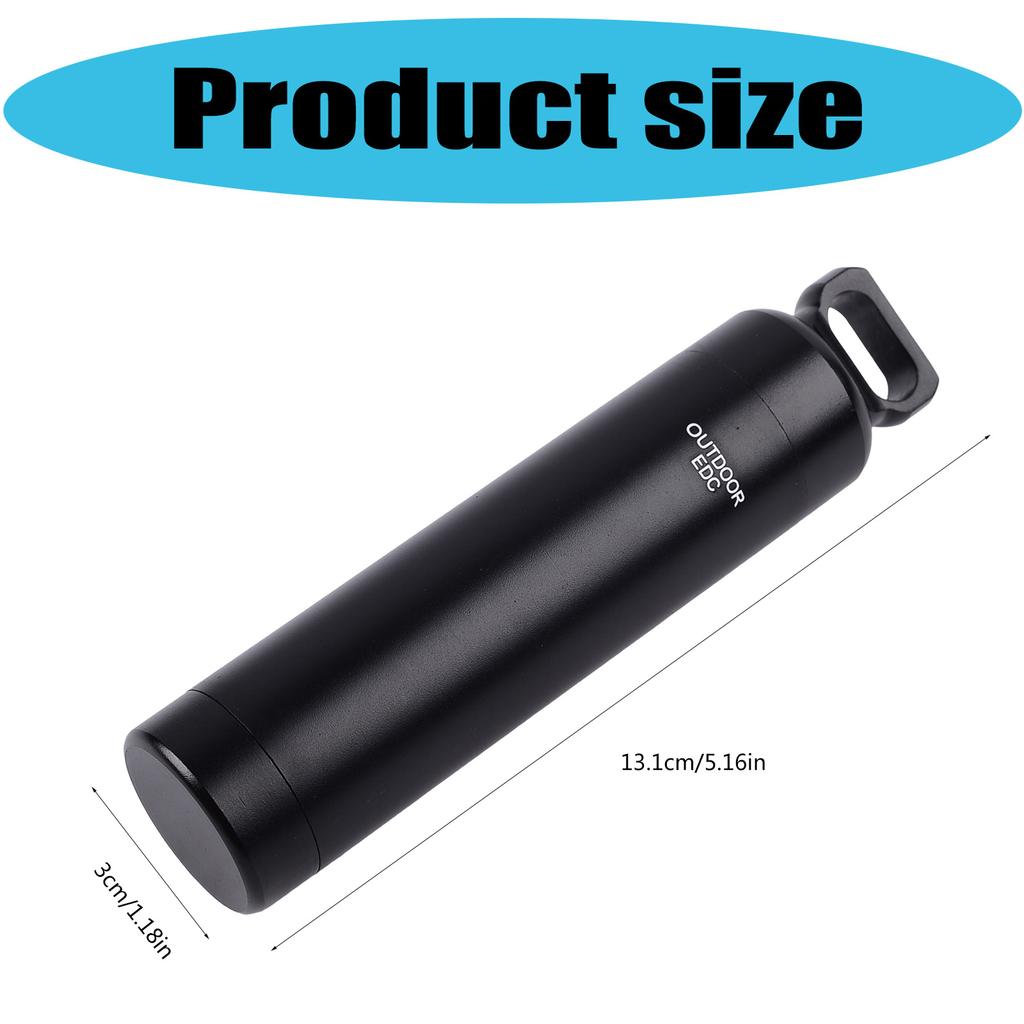Dry Bottles Outdoor Seal Portables Pills Case Sealed Waterproofed Container Case for Mountaineering and Weaving