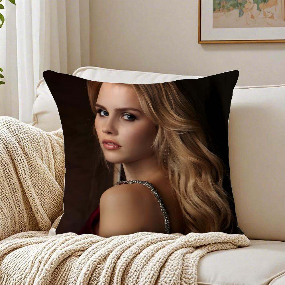 R-Rebekah Mikaelson Originals Cushion Cover Pillowcase Anti-Dustmite Living Room Sofa Decor Cushion Room