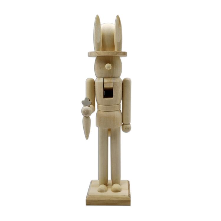 

Unfinished Wood Nutcrackers Ornament Unpainted Wooden Nutcrackers Figurines Paint Your Own Wooden Nutcrackers Soldiers