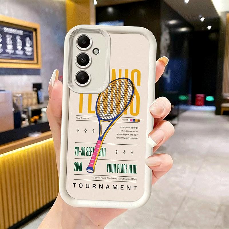 Phone Case for Samsung Galaxy A17 A16 A15 A14 A13 Tennis Sport A56 A36 A26 A55 A35 A25 A54 A34 A24 A53 A33 A23 A07 A06