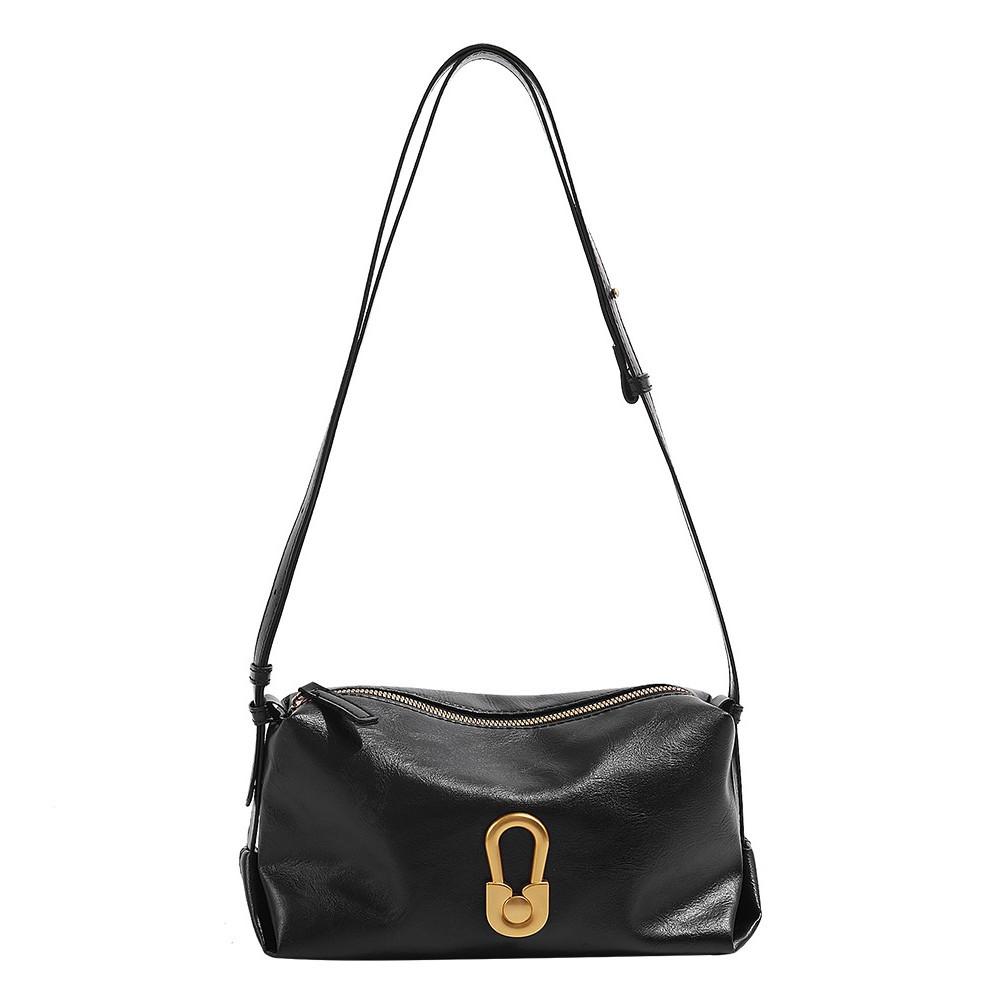 Women's Bag Niche Simple Retro Small Square Bag 2025 New Fashion Large Capacity Commuter Shoulder Crossbody Underarm Bag