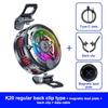 2In1 Universal Portable Magnetic Clip Semiconductor Phone Cooler Digital Display Rgb Light Cooling Fan For Phone