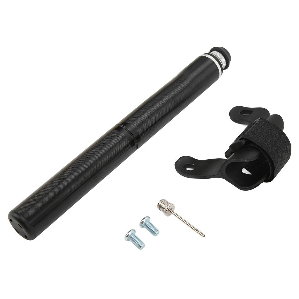 ENLEE Mini Portable Bike Pump 160PSI High Pressure Telescopic Tire Pump Fits Presta and American ValveBlack