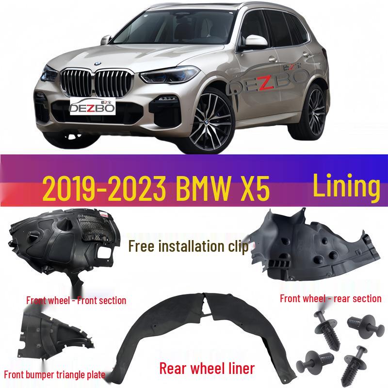 BMW X5 Front Fender Liner and Mudguard for G05 Model Triangle Plate Left [Domestic Thin Type]