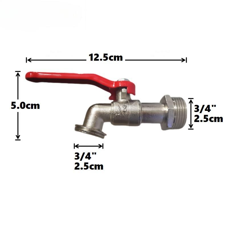 3/4X3/4 Gardening Zinc Alloy Faucet, Single Outlet Zinc Alloy Faucet