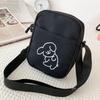 Fashionable Female Cute Crossbody Bag New Versatile Mobile Phone Canvas Bag