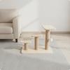 Cat Climbing Step with Toy Natural Perch Sisal Post Furniture Stable